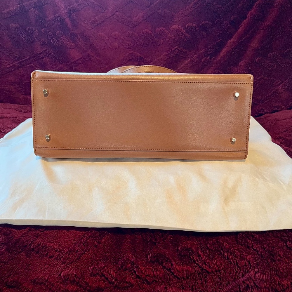 Authentic Furla Sofia Solid-Hued Large Leather To… - image 8